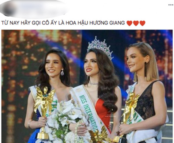 Đêm qua (9/3), ca sĩ Hương Giang Idol xuất sắc đăng quang ngôi vị Hoa hậu chuyển giới quốc tế 2018 - Miss International Queen 2018. Sự tự tin trong cách trình diễn, ứng xử khéo léo và thông minh đã giúp Hương Giang đạt danh hiệu cao nhất của một cuộc nhi nhan sắc quy mô quốc tế.