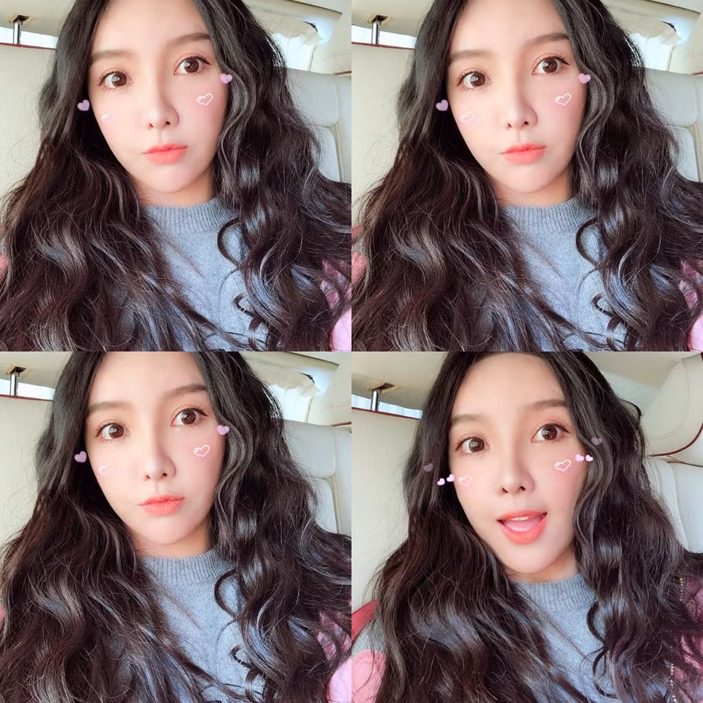 Trong thời gian có em bé, Di Vy Tịnh vẫn thường xuyên đăng ảnh, ghi lại nhật ký thai nghén lên Weibo. Khác với nhiều phụ nữ mang thai, dáng vóc thon thả, mảnh mai của cô không bị thay đổi nhiều.