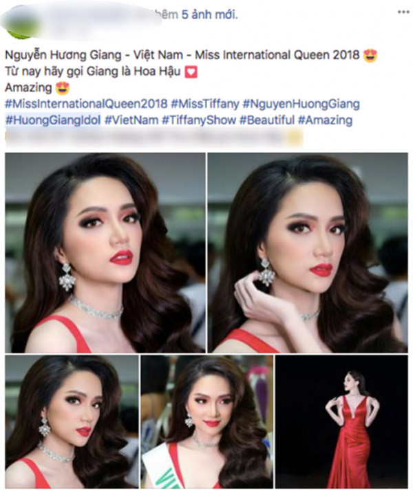 Chúc mừng Hương Giang idol với danh hiệu mới, vai trò mới và mang niềm lại niềm tự hào cho Việt Nam.