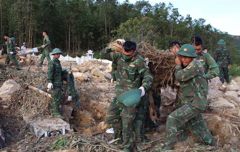 ự có mặt của các lực lượng vũ trang sẽ giúp cho công tác khắc phục thiệt hại được đẩy nhanh và hiệu quả.