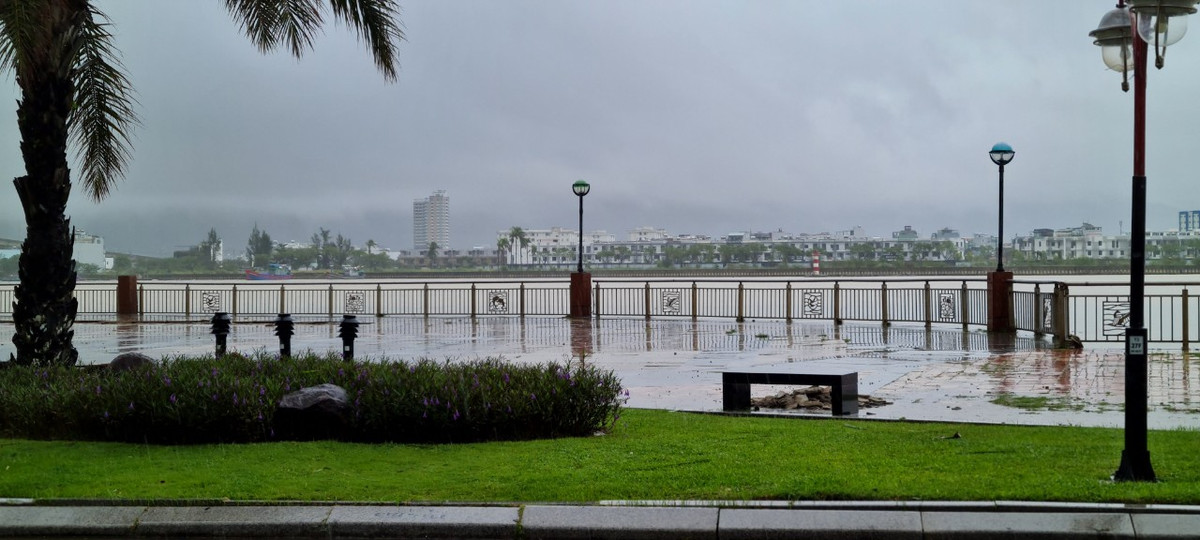 Phía trước là dòng sông Hàn nên thơ.