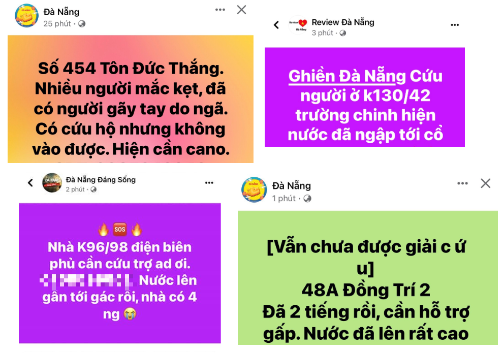 Nhiều gia đình phải lên mạng xã hội nhờ hỗ trợ.