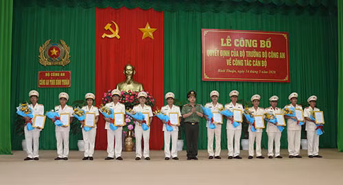 Dieu dong cong tac Truong Cong an huyen dao Phu Quy
