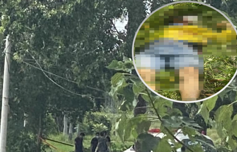 Nạn nhân tử vong trong tư thế nằm ngửa tại bụi cỏ ven đường, vẫn đội mũ bảo hiểm và đeo khẩu trang. Tuy nhiên, cơ quan chức năng không tìm thấy giấy tờ tùy thân, tài sản của nạn nhân. Đặc biệt, trên người nạn nhân có nhiều vết thương... Nguyên nhân tử vong bước đầu được xác định: Mất máu cấp, suy hô hấp cấp do các vết thương gây đứt thủng tĩnh mạch cảnh trái, đứt khí quản, thủng dạ dày, lách, thận, động mạch chủ bụng. Nạn nhân tử vong vào khoảng tối, đêm ngày 16/7/2023.