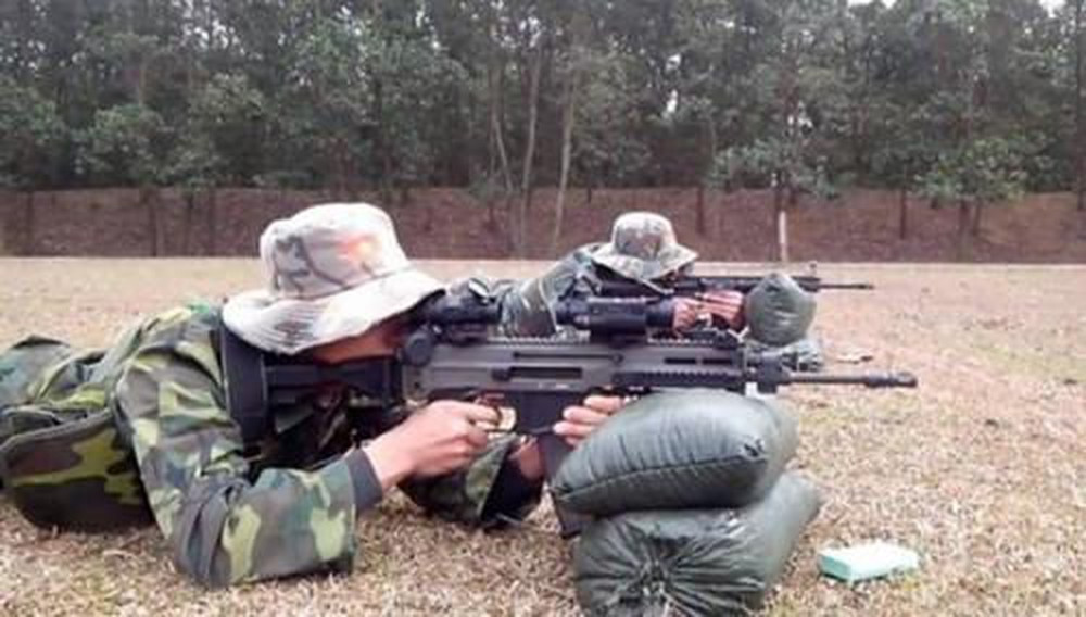Đây là loại vũ khí thường chỉ được các xạ thủ của Việt Nam sử dụng trong những giải thi đấu bắn súng quốc tế. Nguồn ảnh: QĐND.