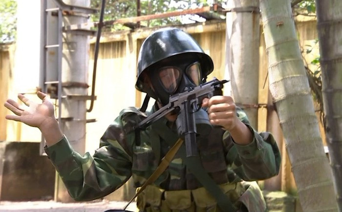 Cuối cùng là khẩu tiểu liên "lừng lẫy một thời" tới nay đã dần bị thay thế, đó là khẩu PM-63 do Ba Lan sản xuất. Khẩu tiểu liên này sử dụng cỡ đạn "một mình một kiểu" đó là loại 9x18mm. Nguồn ảnh: QPVN.