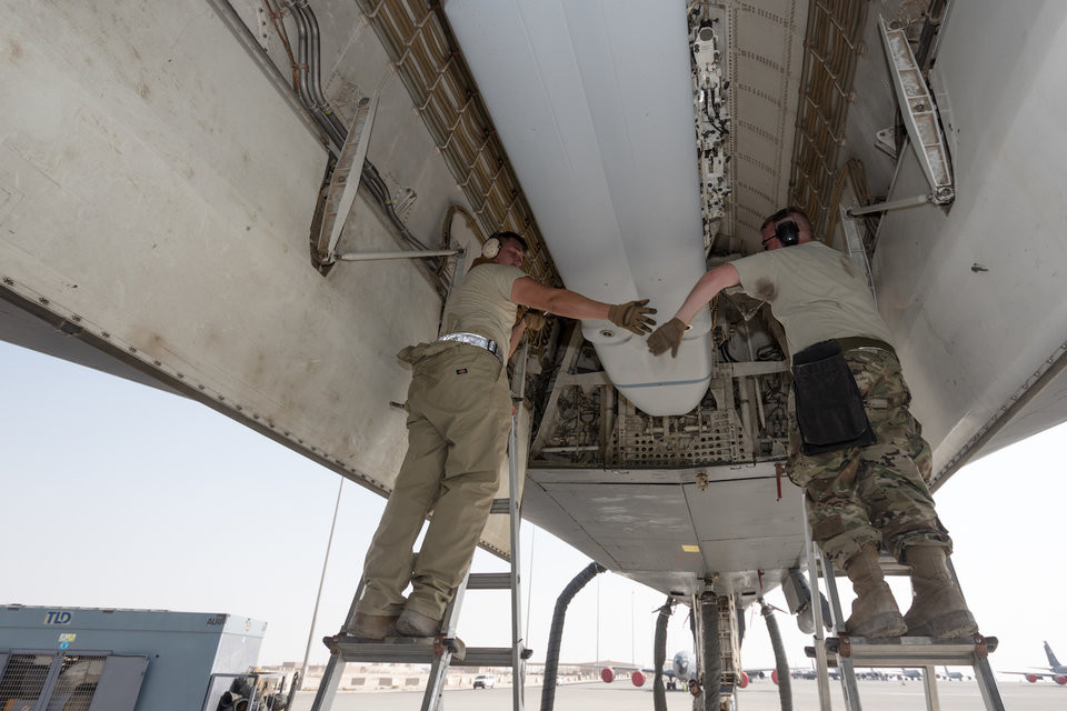 Tổng cộng các máy bay ném bom loại này mang theo được lượng vũ khí lên tới 57 tấn các loại - phù hợp với mọi loại mục tiêu và mọi loại nhiệm vụ. Nguồn ảnh: BI.