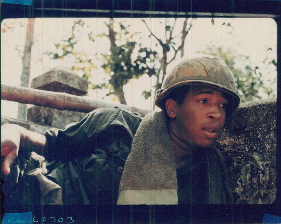 Một lính da màu của Mỹ chiến đấu tại Tam Kỳ, năm 1969. Nguồn ảnh: Nationalarchive.