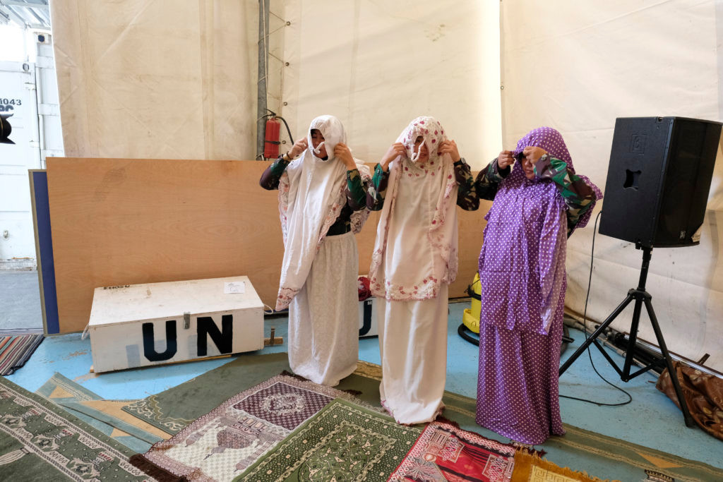 Dự kiến tới cuối năm 2019 này, Indonesia sẽ gửi tiếp 1000 quân tham gia nhiệm vụ Gìn giữ Hoà bình và trở thành quốc gia Đông Nam Á có đóng góp lớn nhất cho lực lượng này. Nguồn ảnh: Jarkatapost.