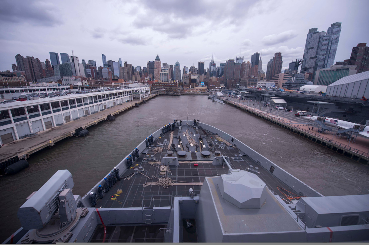 Trong quá khứ, tàu USS New York đã tham chiến trực tiếp vào năm 2012 tại Vịnh Ba Tư và vào năm 2014 tại Benghazi. Nguồn ảnh: USnavy.
