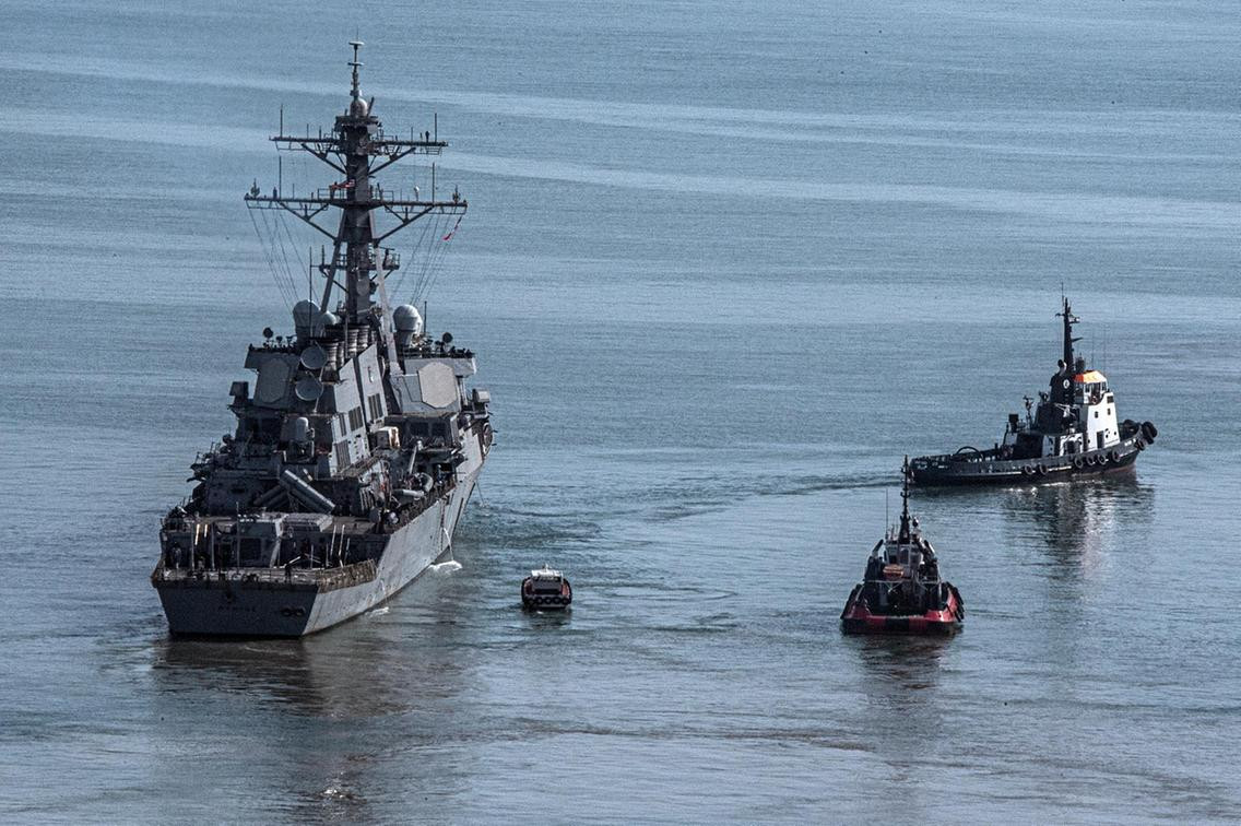 Việc Hải quân Mỹ xuất hiện ở Beirut cũng được coi là động thái cố tình để lộ bài nhằm nắn gân Tehran. Theo đó, Mỹ dường như muốn gửi ngầm một thông điệp về việc nước này có thể tấn công Iran từ nhiều hướng, không chỉ từ vịnh Ba Tư mà còn có thể sẽ là từ Địa Trung Hải. Nguồn ảnh: Usmil.