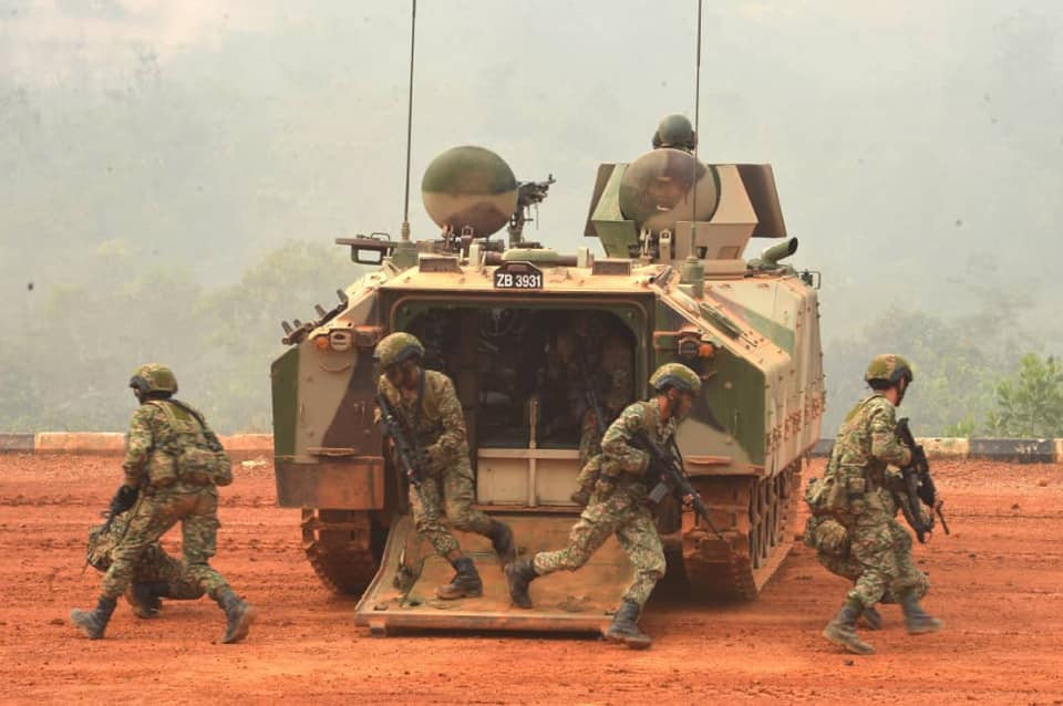 Xe chiến đấu bộ binh K-200 KIFV do Hàn Quốc sản xuất, hiện trong biên chế của Malaysia có 111 chiếc loại này. Nguồn ảnh: Tentera Darat Malaysia.