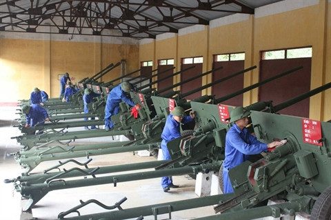 Những hình ảnh vừa mới xuất hiện trên Báo Quân khu 3 cho thấy, một lực lượng pháo chống tăng loại ZIS-2 M1943 cỡ 57mm và ZIS-3 M1942 cỡ 76,2mm vẫn còn được lưu kho với số lượng lớn tại Đại đội kho 29 trực thuộc Phòng kỹ thuật. Nguồn ảnh: QK3.