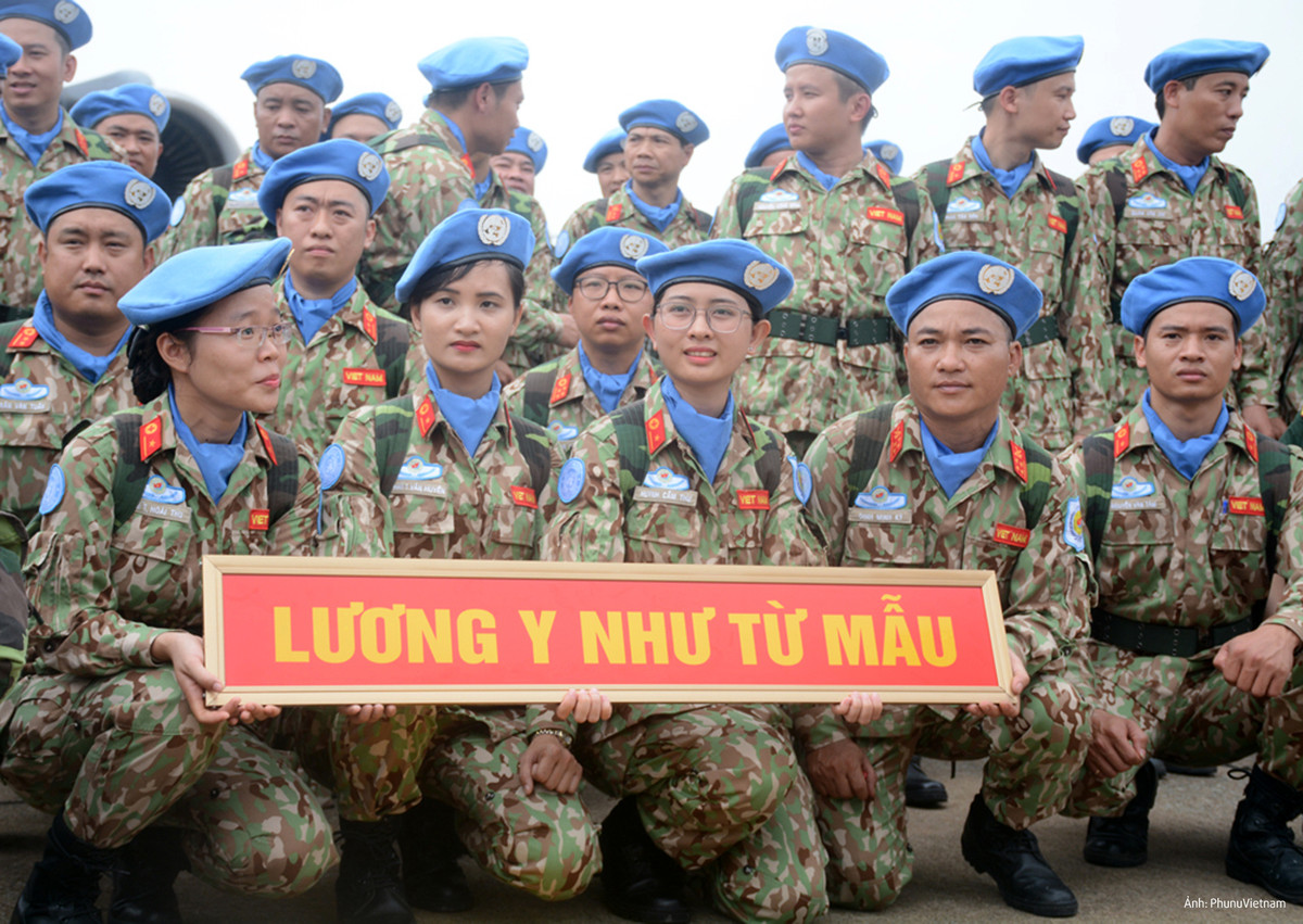 Đây là một trong những dấu ấn đầy tự hào của lực lượng quân đội Việt Nam khi càng ngày, chúng ta càng đóng góp nhiều công sức hơn cho công cuộc gìn giữ hoà bình trên những vùng đất bất ổn của thế giới. Nguồn ảnh: VNDPO.