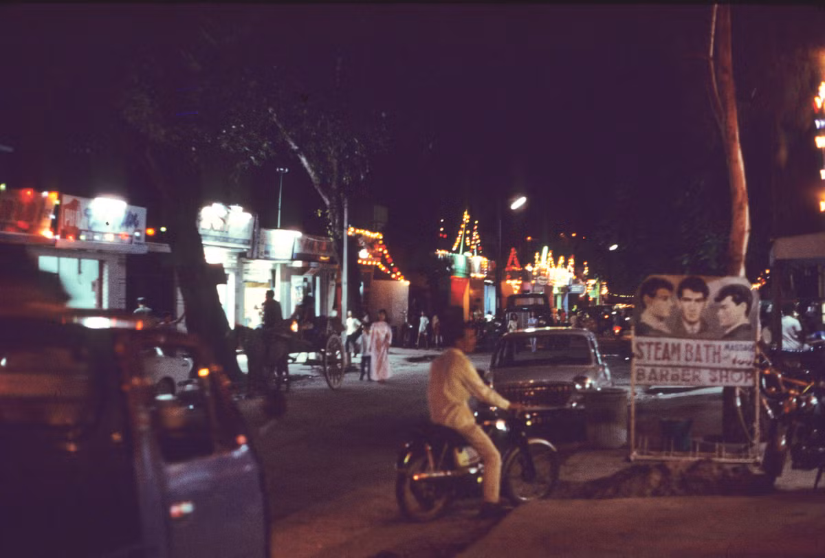 Đường phố Vũng Tàu buổi tối.