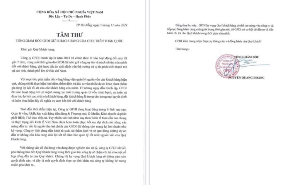 Khách hàng hoang mang khi Công ty GFDI bất ngờ dừng giao dịch - Hình 2 Khach hang hoang mang khi Cong ty GFDI bat ngo dung giao dich-Hinh-2