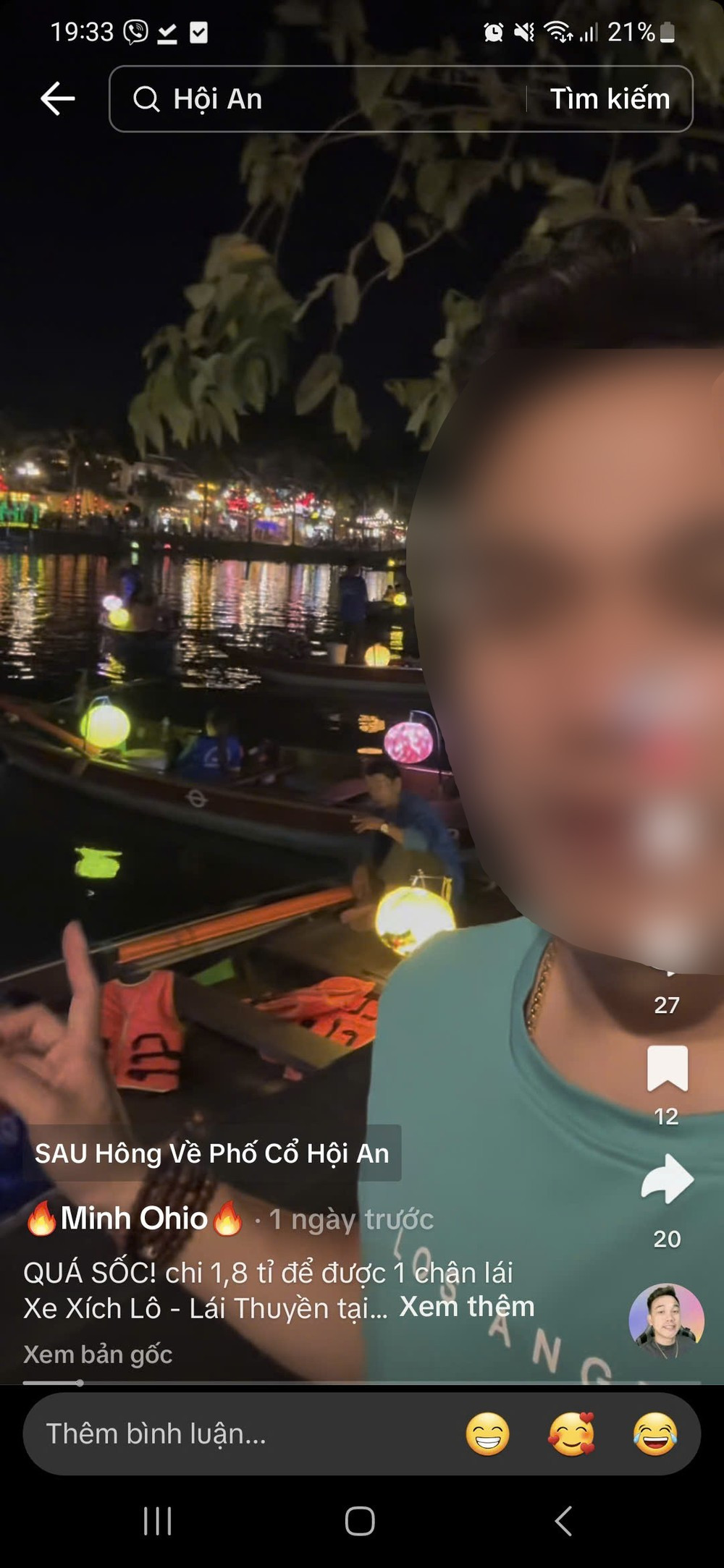 Lam ro video “chi tien ty de co suat cheo thuyen, dap xich lo”