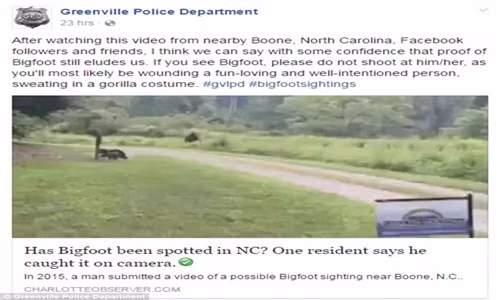 Canh bao dan khong ban “quai vat chan to”