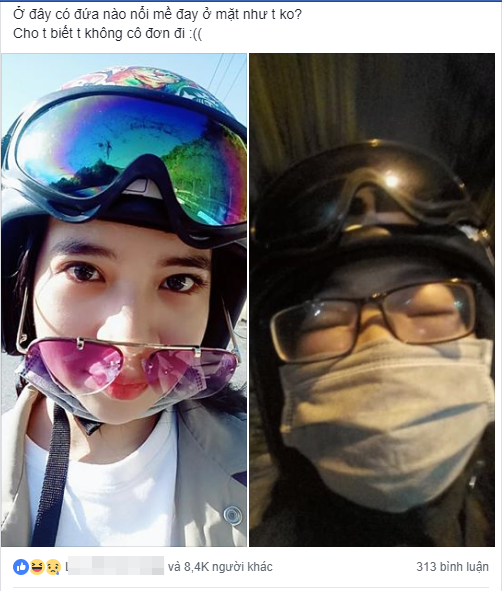 Co gai bien doi guong mat sau mot dem va noi long chung