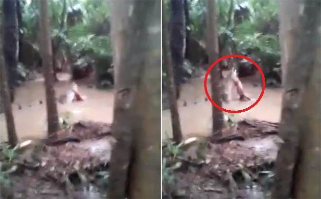 Hai hung nam sinh roi xuong nuoc, ca sau lap tuc can xe