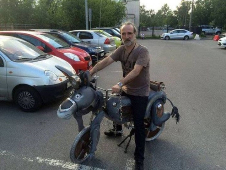 Đây thực sự là con "chiến mã" theo nghĩa đen.