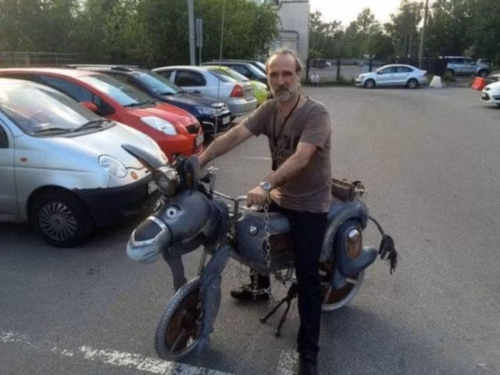 Đây thực sự là con "chiến mã" theo nghĩa đen.