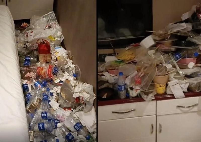 “Nui” rac khach de lai phong khach san trong mot thang gay soc