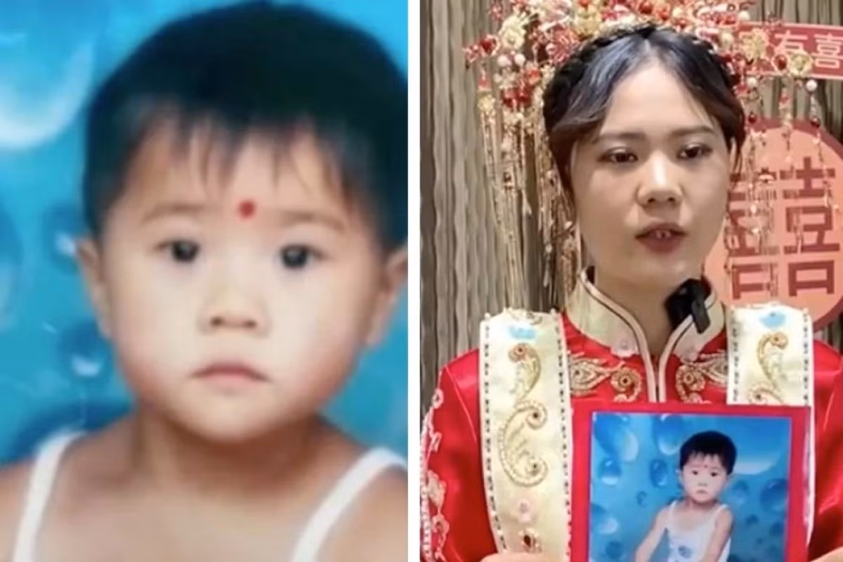 Co dau dang anh hoi nho mong tim bo me de truoc dam cuoi