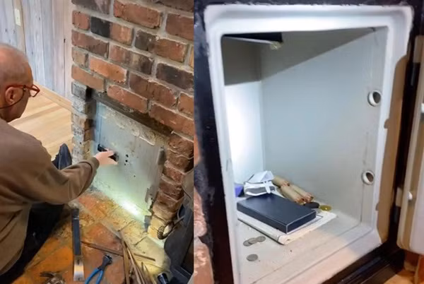 Mua nha moi, nguoi phu nu tim thay mot chiec ket sat bi an