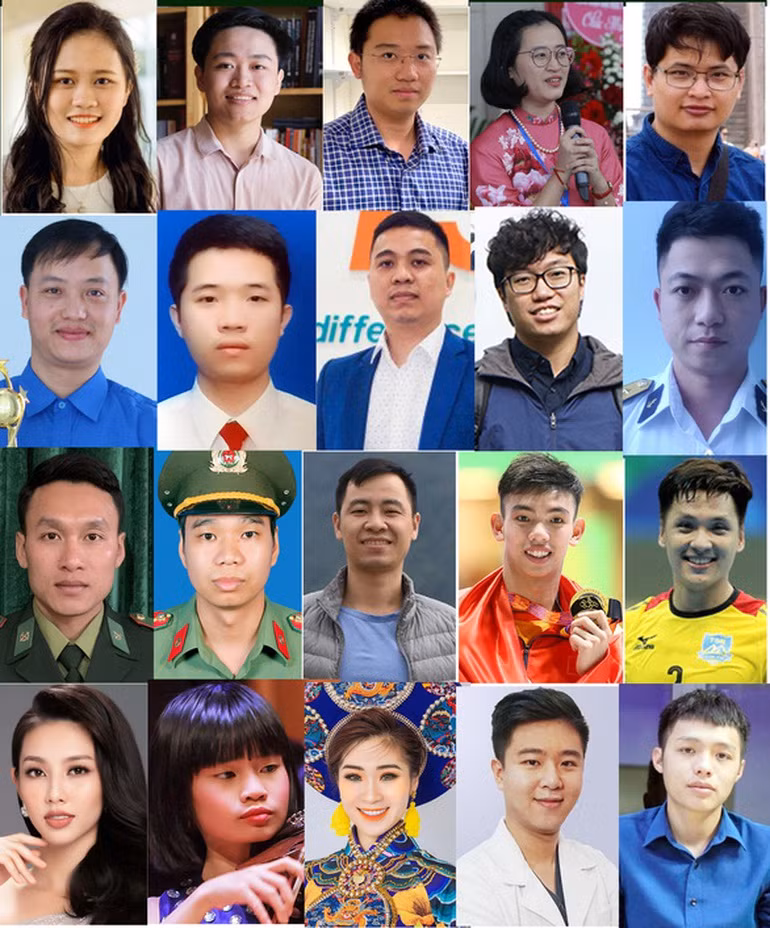 Hoa hau Thuy Tien lot top 20 Guong mat tre Viet Nam tieu bieu 2021