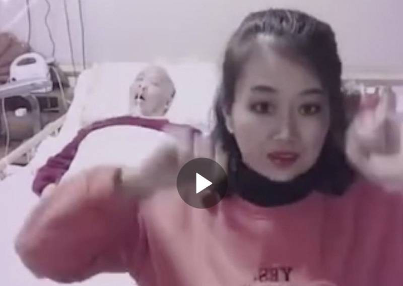 Nguoi phu nu gay tranh cai vi nhay mua truoc mat chong bai liet