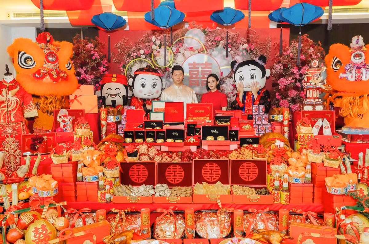 Le an hoi “chat day” vang, hang hieu cua ai nu ty phu Singapore