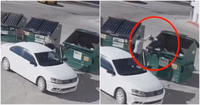 Co gai 18 tuoi gay soc vi vut con moi sinh vao thung rac