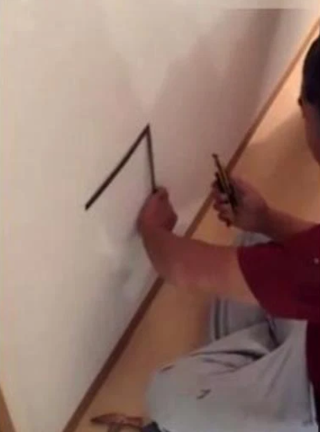 Nghe tieng keu la trong tuong nha, chu nha dap ra thi ta hoa