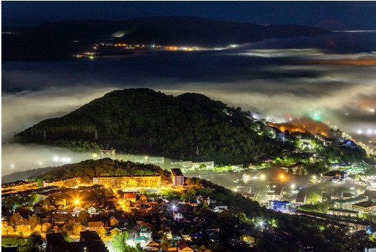 Chùm ảnh nước Nga chìm trong sương mù đầy bí ẩn Chum anh nuoc Nga chim trong suong mu day bi an