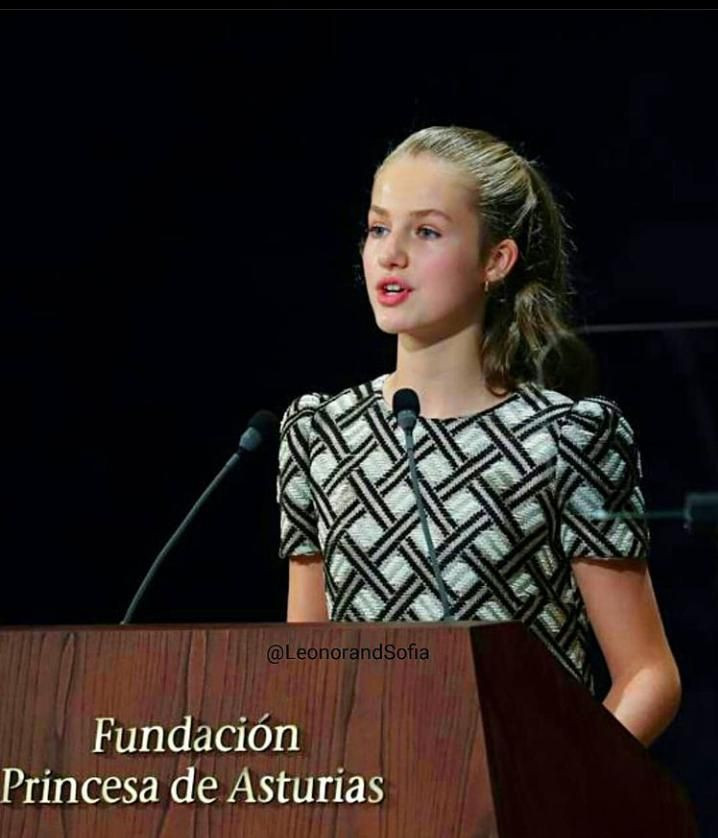 Từ năm 12 tuổi, Leonor đã được tham gia nhiều bài phát biểu và nhiều sự kiện chính thức của hoàng gia.