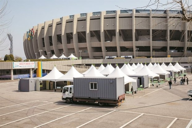 Ca nghin nguoi phai so tan do doa danh bom o Han Quoc