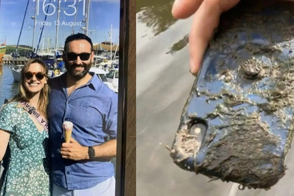 Danh roi dien thoai xuong song, nguoi dan ong nhan cai ket bat ngo