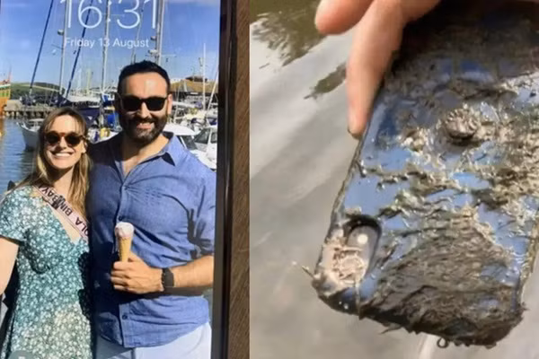 Danh roi dien thoai xuong song, nguoi dan ong nhan cai ket bat ngo