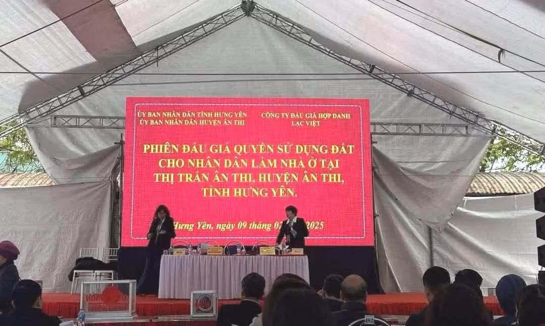 Hung Yen: Dau gia 273 lo dat, thu hon 1.503,3 ty dong