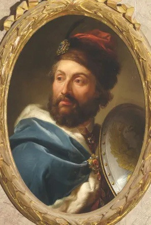 Tang lễ của nhà vua Casimir IV Jagiellon tổ chức tại lâu đài Wawel ở Kraków. Thi hài của ông được đặt trong cỗ quan tài bằng gỗ đơn giản nhưng phủ vải liệm xa xỉ.