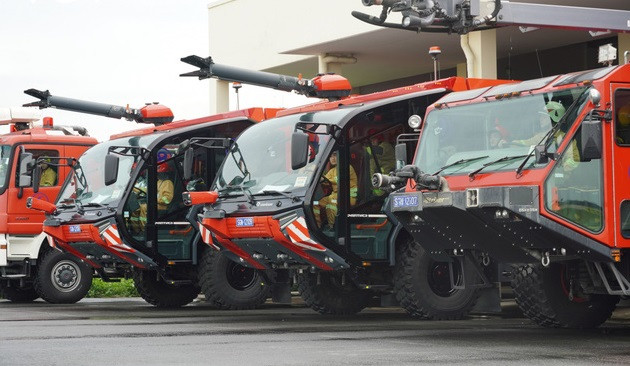 Dàn xe đặc chủng này được xem là hiện nhất tại Việt Nam hiện nay. Trong đó có 2 xe chữa cháy PHANTHER (nằm giữa) với biệt danh báo đốm, có thể đạt tốc độ từ 0 đến hơn 80km/h chỉ trong vòng 30s,