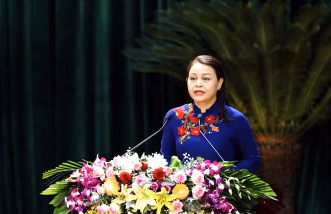 Gioi thieu ba Nguyen Thi Thu Ha de bau Bi thu Ninh Binh khoa moi