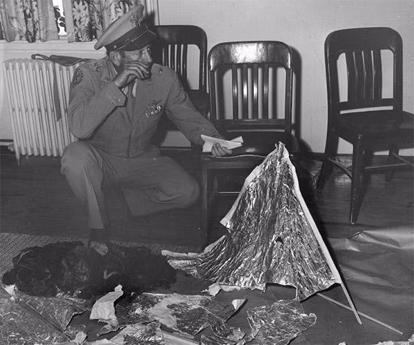 Ngay sau đó, ông nộp nó cho cảnh sát trưởng. Tiếp đến, vật thể lạ được bàn giao cho giới chức trách tại căn cứ không quân Mỹ gần đó.