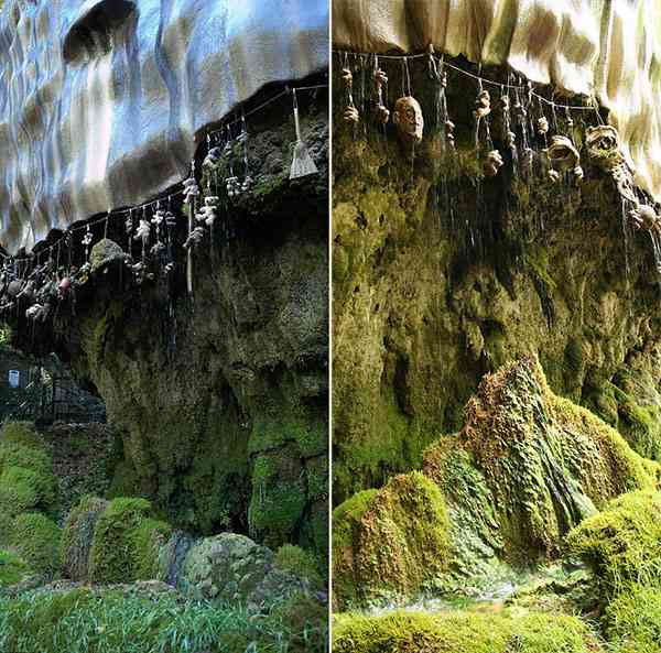 Trước hiện tượng kỳ lạ này, người dân địa phương nhớ đến một giai thoại bí ẩn có liên quan đến hang đá Petrifying Well.