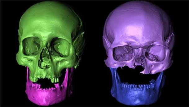 Hộp sọ thứ 4 đặt xung quanh 2 thi hài nam giới có niên đại vào khoảng thế kỷ 8 - 10. Ban đầu, hộp sọ này được chôn ở nghĩa trang của tu viện gần đó.