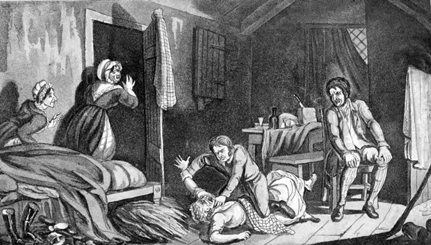 Theo đó, cặp đôi Burke và Hare thường bí mật đến các nghĩa trang vào buổi tối. Chúng đào trộm mộ rồi trộm xác của những người mới qua đời. Về sau, Burke và Hare nhận thấy cách làm này vừa tốn thời gian vừa mất sức nhiều. Vậy nên, chúng quyết định gây ra các vụ án mạng.