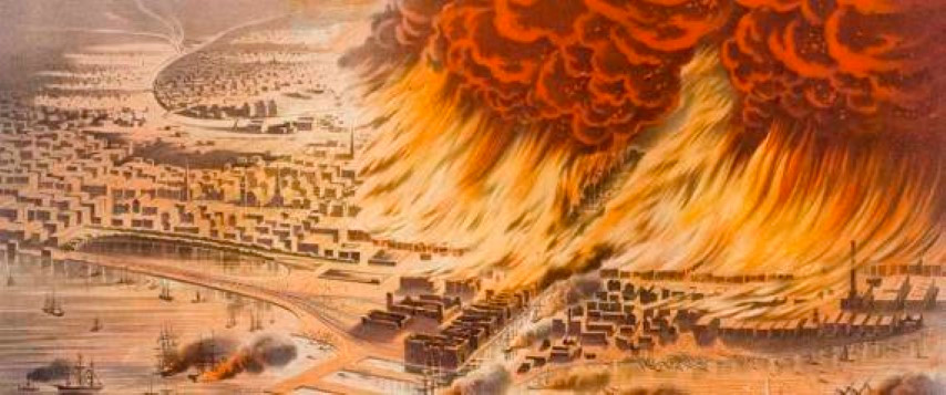 Cụ thể, trận hỏa hoạn trên kéo dài nhiều ngày nên Chicago thiệt hại nặng nề. Theo một nghiên cứu, 300 người chết. Hàng trăm ngôi nhà, công trình công cộng ở Chicago bị lửa thiêu rụi. Vì vậy, hơn 100.000 người dân mất nhà cửa.