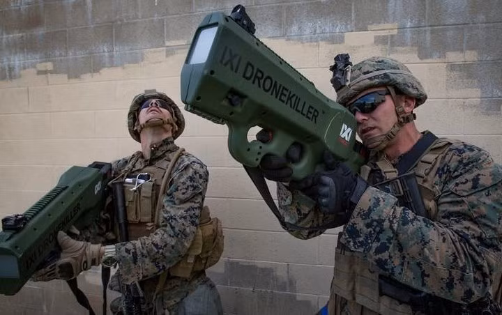 Thiết bị "hạ" máy bay không người lái của thủy quân lục chiến Mỹ.