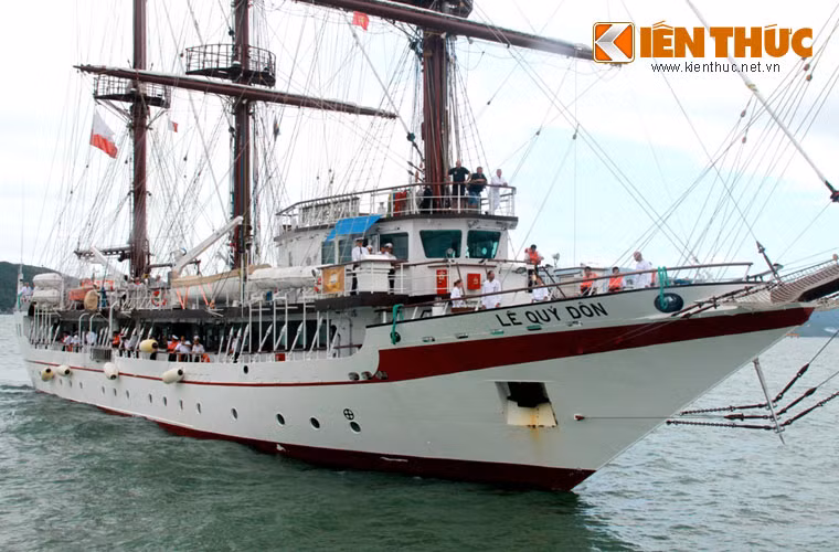 Tàu buồm Lê Quí Đôn sẽ chính thức tham gia nhiệm vụ huấn luyện học viên của Học viện Hải quân từ năm học mới này.